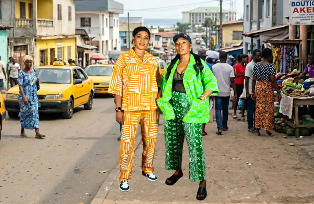 L’élégance gabonaise nouvelle génération : Ankara, soie Bogolan et Adiré